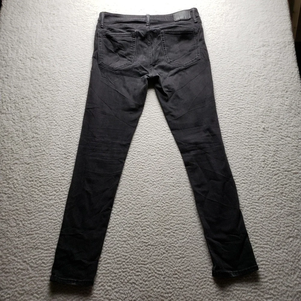 American Eagle Skinny Jeans Mens 32x32 Black Airflex+ Denim Pants